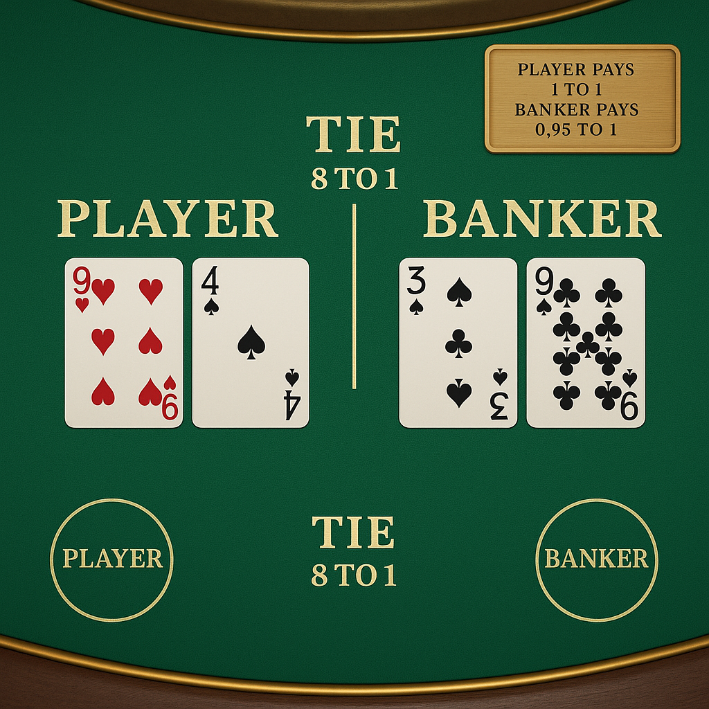 7Signs - Baccarat Table Game - Elegant Simplicity