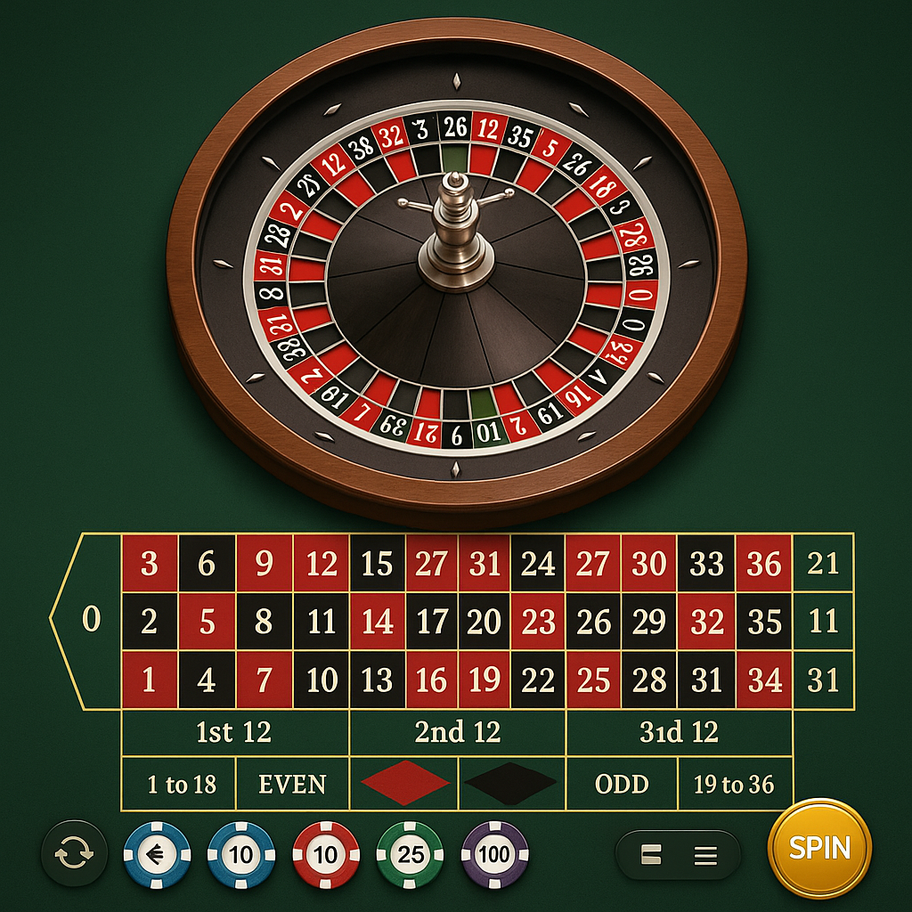 7Signs - Roulette Table Game - French Bets